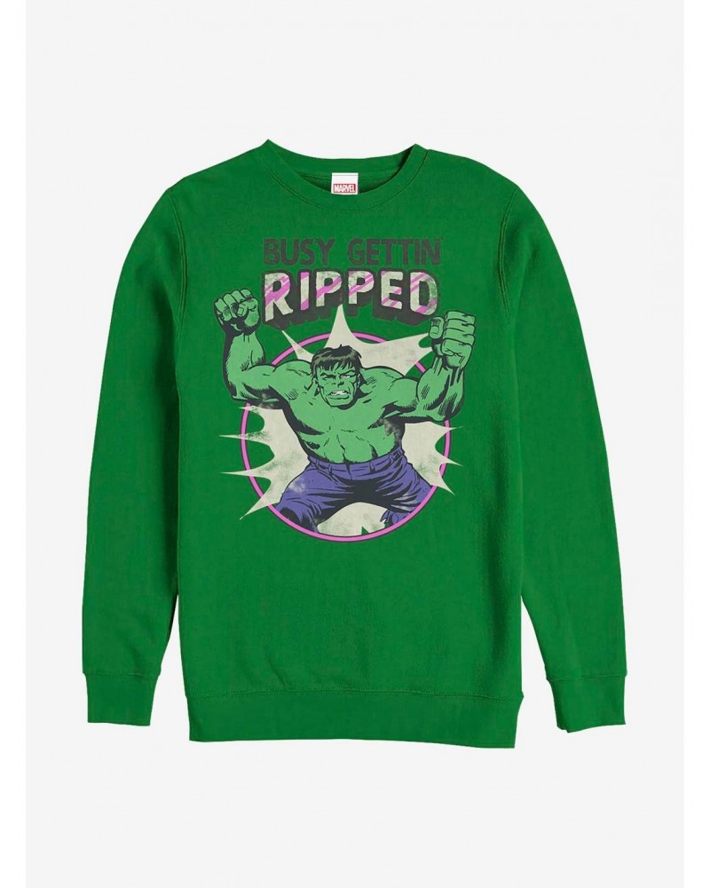 Marvel Hulk Ripped Crew Sweatshirt $11.81 Sweatshirts