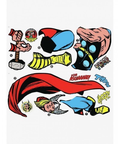 Marvel Thor Comic Giant Wall Decals $15.87 Decals