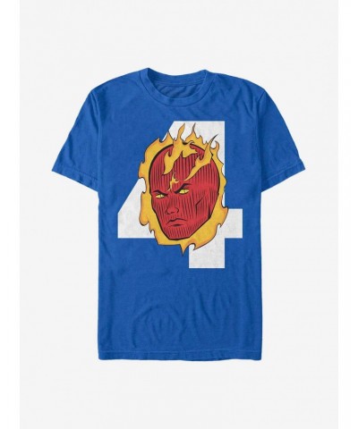 Marvel Fantastic Four Torch Head T-Shirt $6.69 T-Shirts