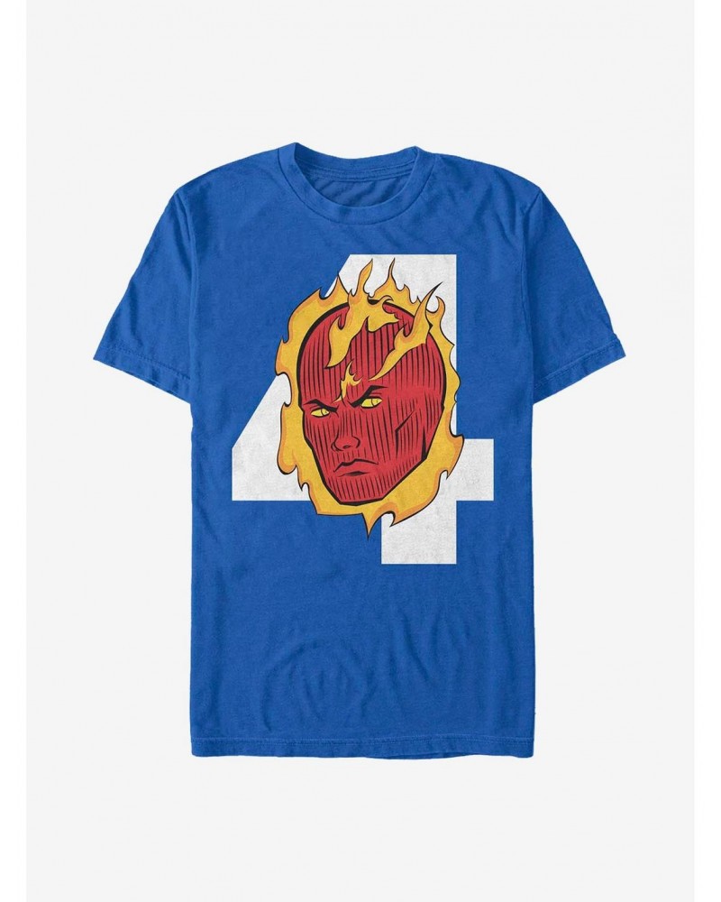 Marvel Fantastic Four Torch Head T-Shirt $6.69 T-Shirts