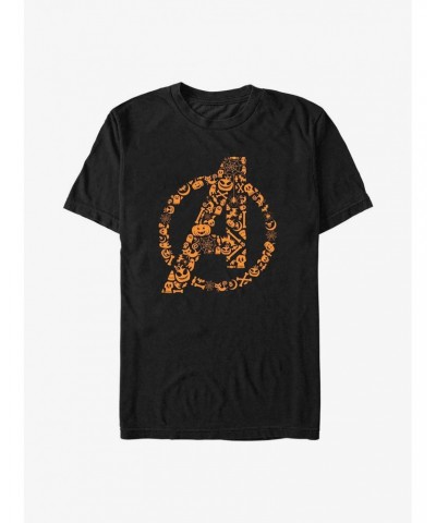 Marvel Avengers Spooky Logo T-Shirt $7.84 T-Shirts