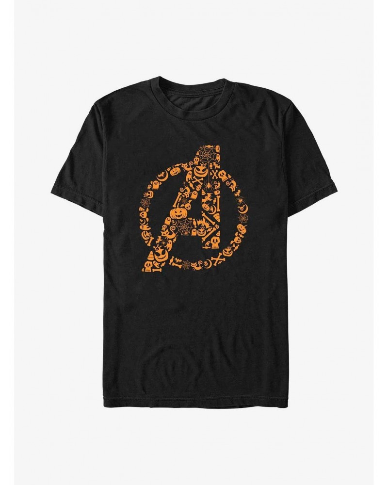 Marvel Avengers Spooky Logo T-Shirt $7.84 T-Shirts