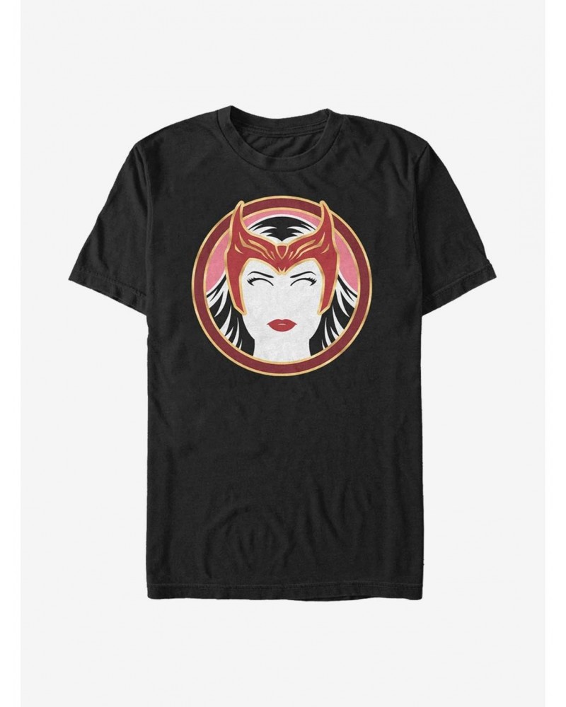 Marvel WandaVision Scarlet Witch Outline T-Shirt $9.18 T-Shirts