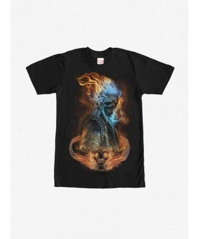 Marvel Ghost Rider Hellfire Chain T-Shirt $7.69 T-Shirts