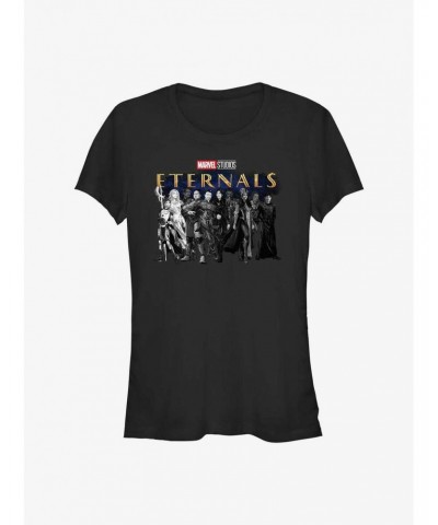 Marvel Eternals Heroes Lineup Girls T-Shirt $9.56 T-Shirts