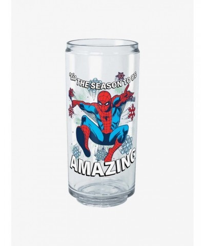 Marvel Tis The Season To Be Amazing Spider-Man Can Cup $4.71 Cups