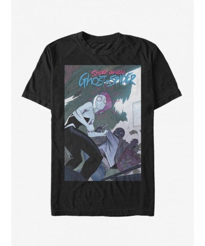 Marvel Spider-Man: Into The Spider-Verse Spider-Gwen Spider-Gwen T-Shirt $6.31 T-Shirts