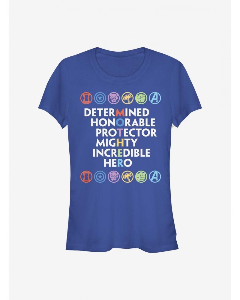 Marvel Avengers Mother Attributed Hero Girls T-Shirt $7.17 T-Shirts