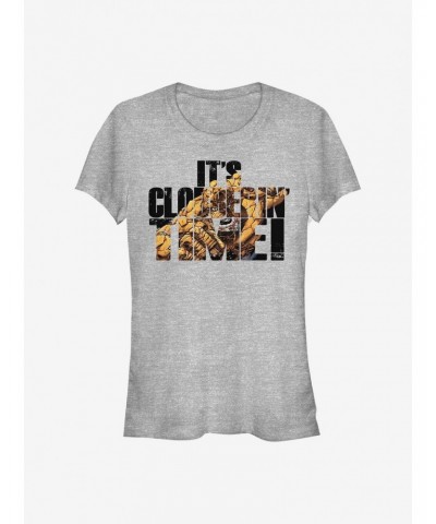 Marvel Fantastic Four Clobberin' Text Girls T-Shirt $7.57 T-Shirts