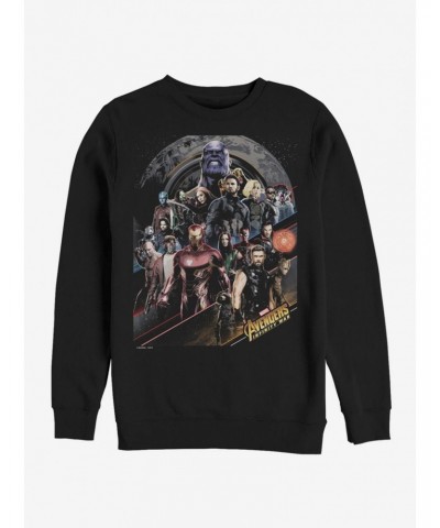 Marvel Avengers Infinity War Infinity Poster Sweatshirt $11.22 Sweatshirts