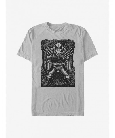 Marvel Wolverine Stencil T-Shirt $6.69 T-Shirts