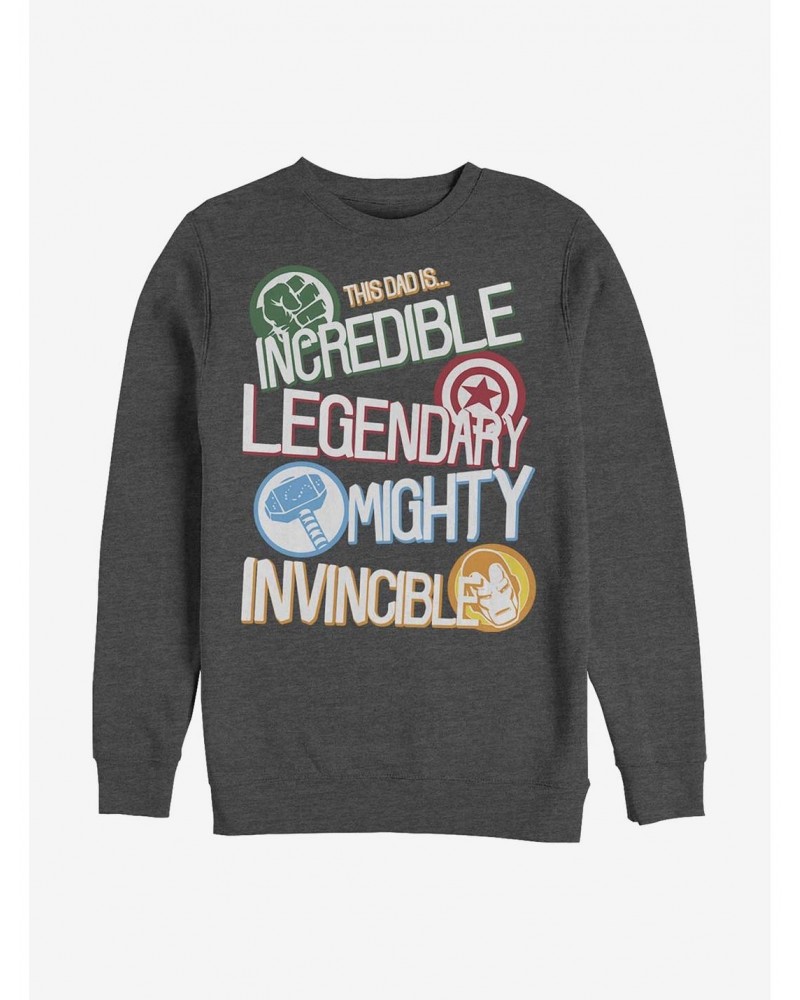 Marvel Avengers This Dad Is... Crew Sweatshirt $9.45 Sweatshirts