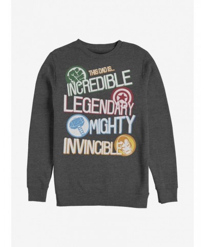 Marvel Avengers This Dad Is... Crew Sweatshirt $9.45 Sweatshirts