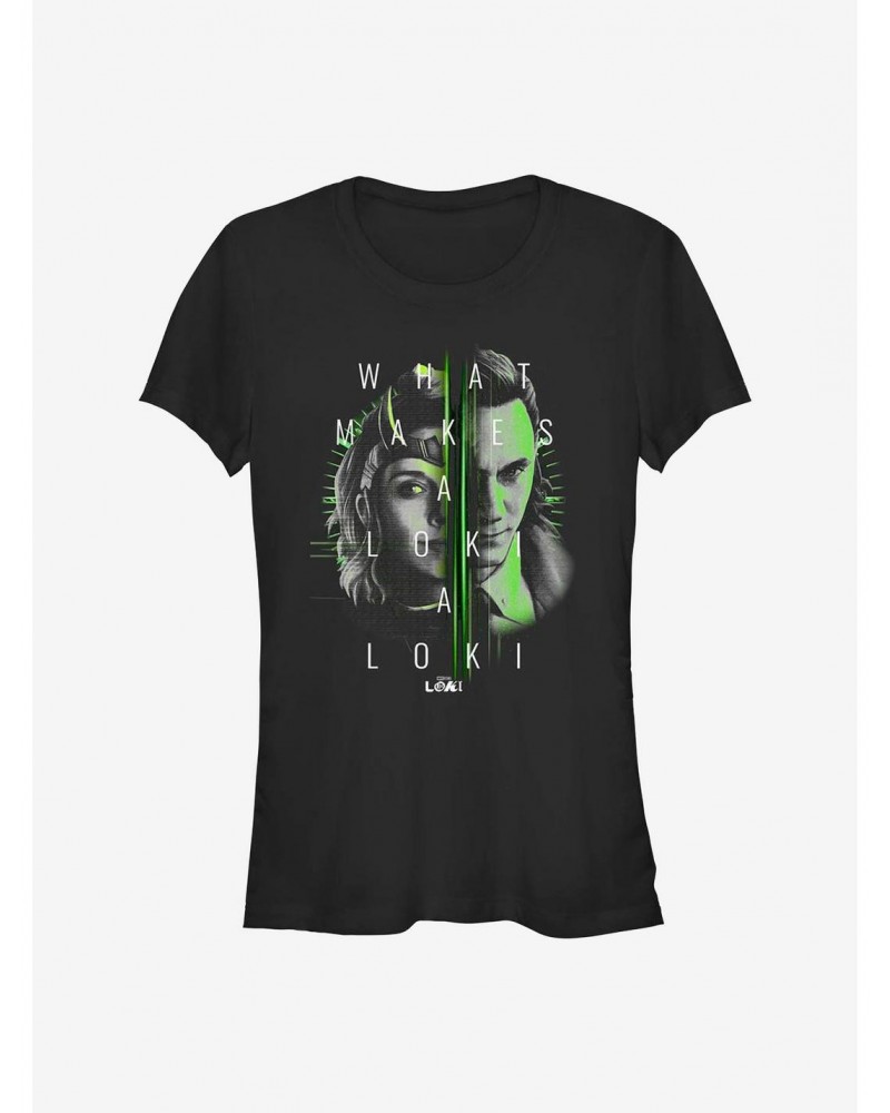 Marvel Loki Sylvie What Makes Loki Girls T-Shirt $7.17 T-Shirts