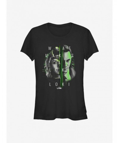 Marvel Loki Sylvie What Makes Loki Girls T-Shirt $7.17 T-Shirts