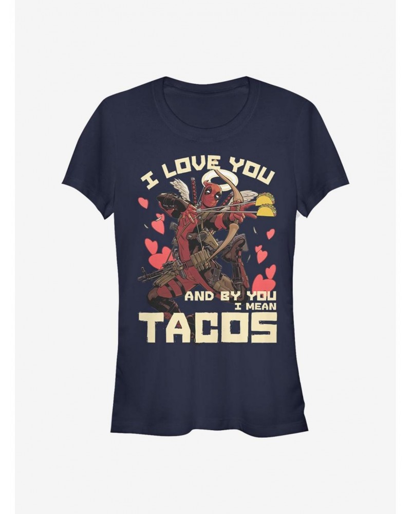 Marvel Deadpool Taco Love Girls T-Shirt $8.57 T-Shirts