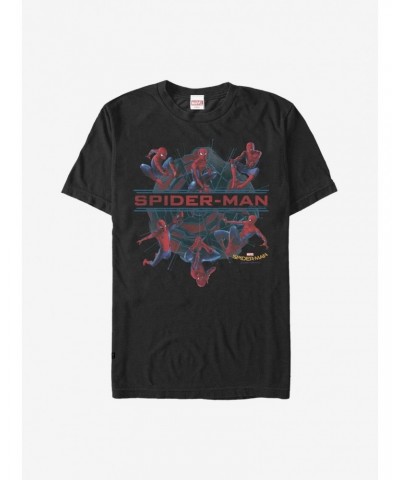 Marvel Spider-Man Homecoming Poses T-Shirt $9.56 T-Shirts