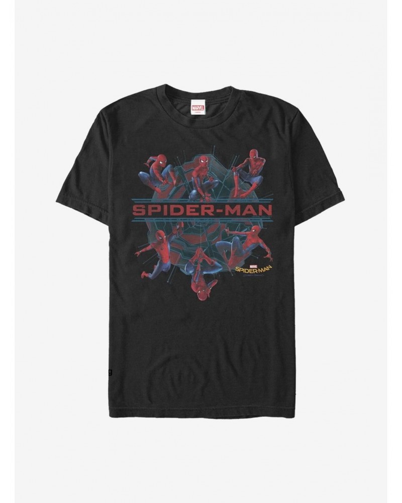 Marvel Spider-Man Homecoming Poses T-Shirt $9.56 T-Shirts