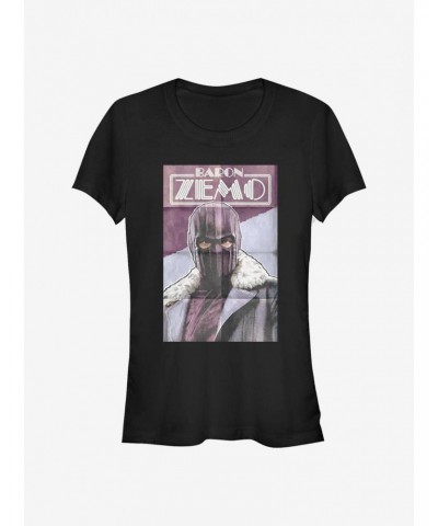 Marvel The Falcon And The Winter Soldier Baron Zemo Poster Girls T-Shirt $9.16 T-Shirts