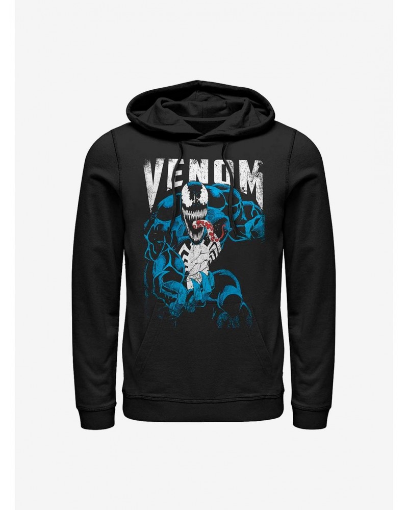 Marvel Venom Grunge Hoodie $12.21 Hoodies