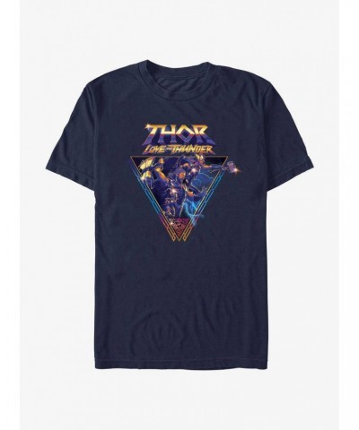 Marvel Thor Love And Thunder Badge T-Shirt $7.07 T-Shirts