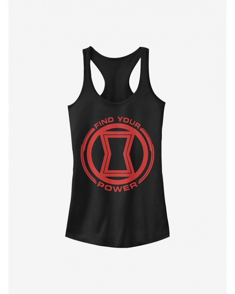 Marvel Black Widow Power Of Black Widow Girls Tank $6.18 Tanks