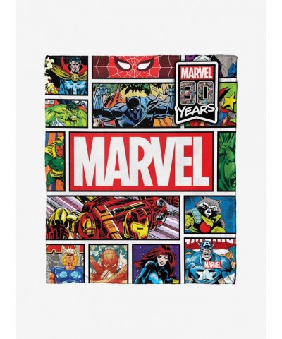 Marvel Future Fight Comic History Throw Blanket $26.36 Blankets