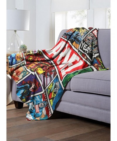 Marvel Future Fight Comic History Throw Blanket $26.36 Blankets