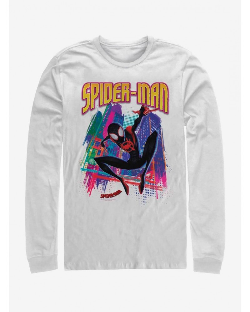 Marvel Spider-Man Tower Hero Long-Sleeve T-Shirt $7.90 T-Shirts