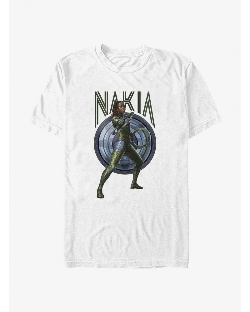 Marvel Black Panther: Wakanda Forever Nakia Shield Extra Soft T-Shirt $11.72 T-Shirts