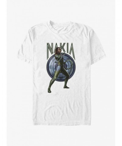 Marvel Black Panther: Wakanda Forever Nakia Shield Extra Soft T-Shirt $11.72 T-Shirts