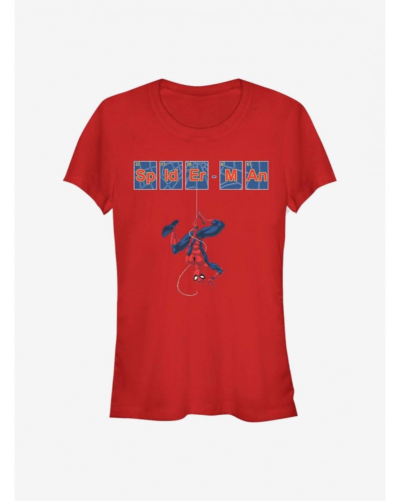 Marvel Spider-Man Spider Tiles Girls T-Shirt $7.37 T-Shirts