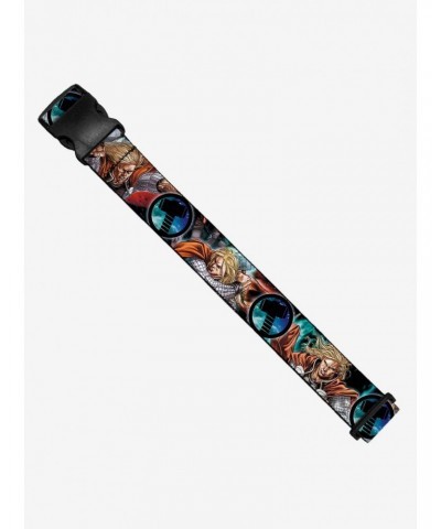 Marvel Astonishing Thor Poses Hammer Logo Luggage Strap $9.41 Luggage Strap