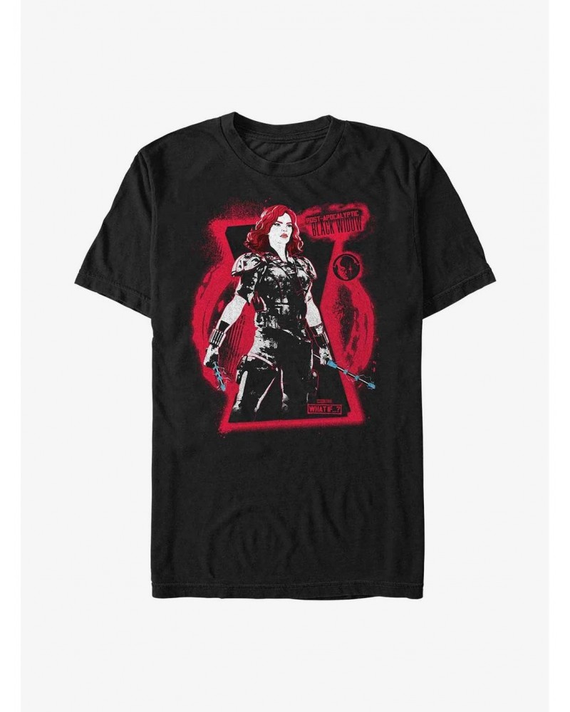 Marvel What If?? Black Widow Post Apocalypse Ready T-Shirt $9.37 T-Shirts