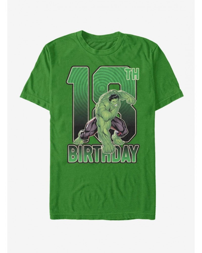 Marvel Hulk Hulk 16th Birthday T-Shirt $6.88 T-Shirts