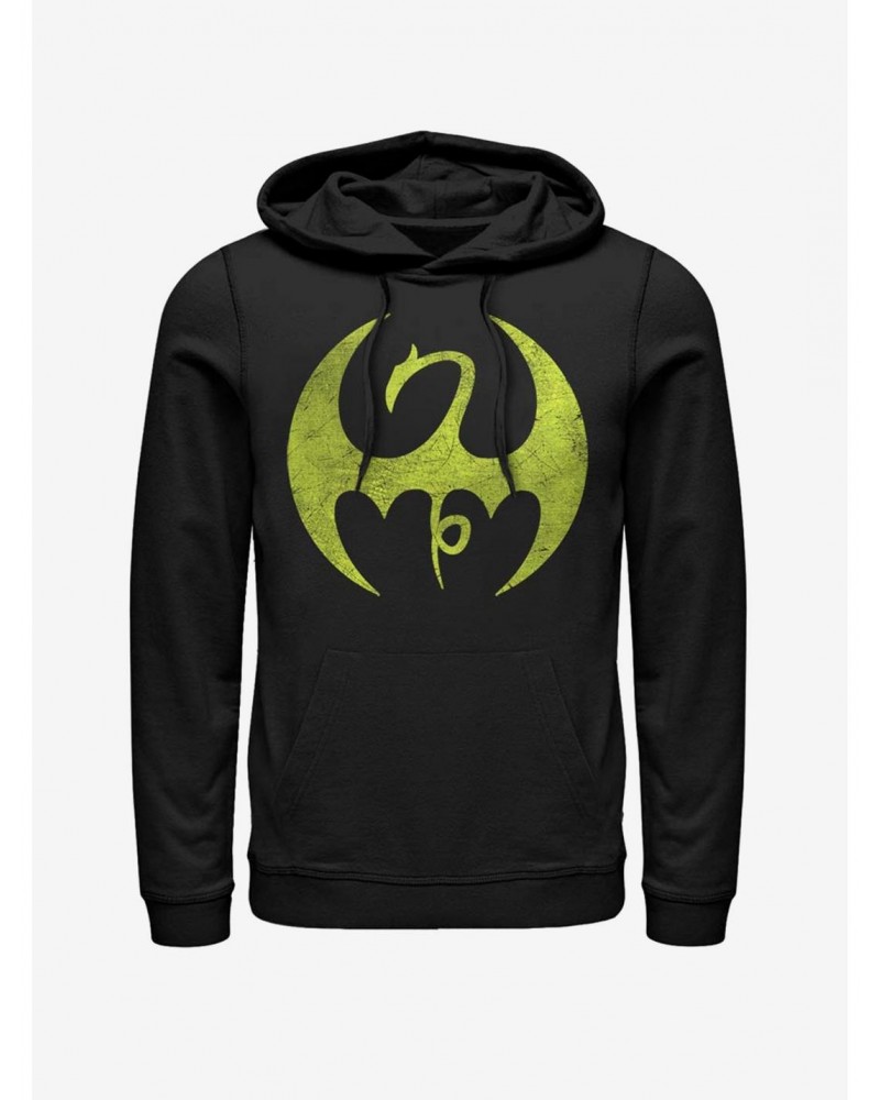 Marvel Iron Fist Iron Logo Hoodie $15.09 Hoodies