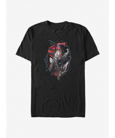 Marvel Venomized Spiderman Symbol T-Shirt $5.74 T-Shirts