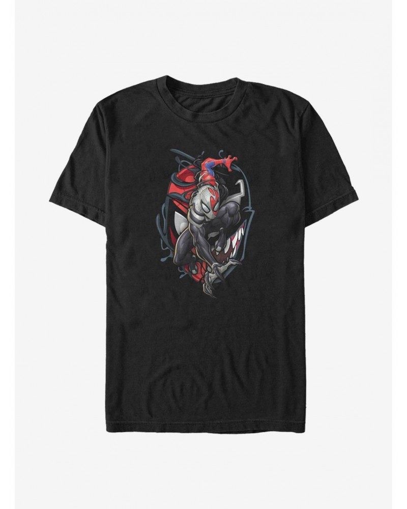 Marvel Venomized Spiderman Symbol T-Shirt $5.74 T-Shirts