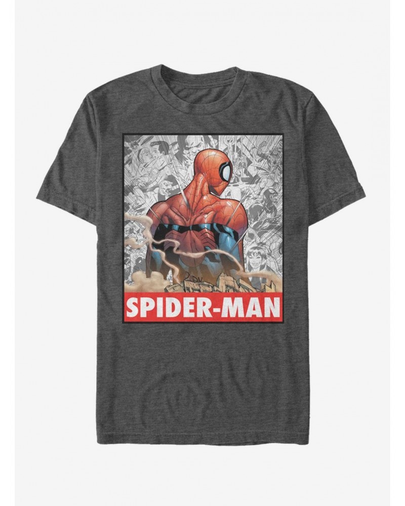 Marvel Spider-Man Obey Spider-Man T-Shirt $7.46 T-Shirts