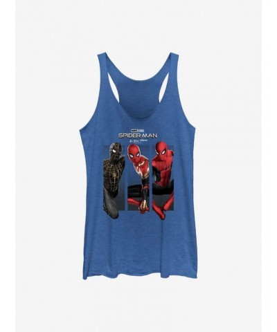 Marvel Spider-Man: No Way Home Three Poses Girls Tank $9.12 Tanks