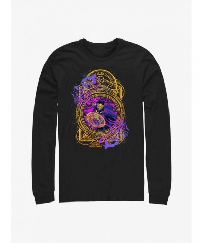 Marvel Doctor Strange In The Multiverse of Madness Neon Strange Long-Sleeve T-Shirt $10.00 T-Shirts