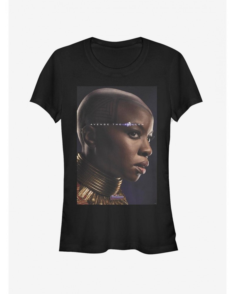 Marvel Avengers: Endgame Okoye Avenge Girls T-Shirt $5.98 T-Shirts