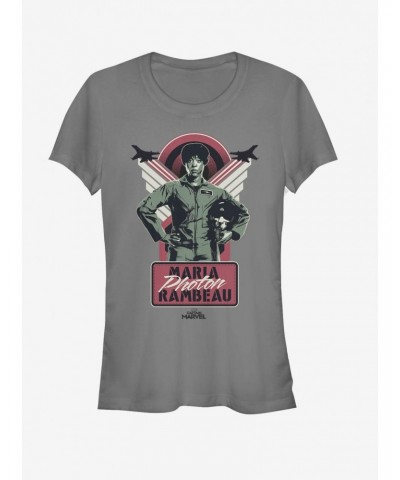 Marvel Captain Marvel Photon Rambeau Girls T-Shirt $9.16 T-Shirts