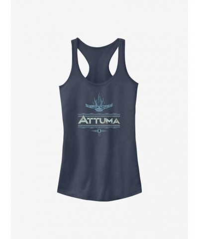 Marvel Black Panther: Wakanda Forever Attuma Logo Girls Tank $9.76 Tanks