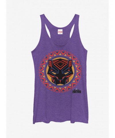 Marvel Black Panther 2018 Mask Pattern Girls Tanks $8.50 Tanks