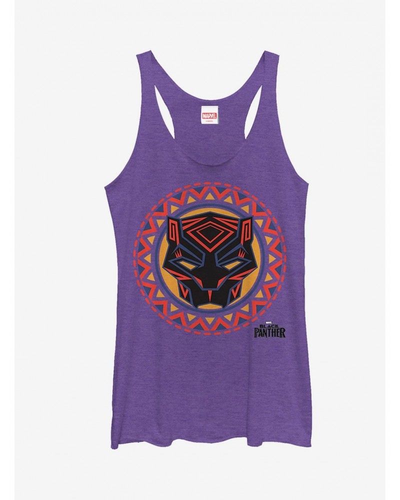 Marvel Black Panther 2018 Mask Pattern Girls Tanks $8.50 Tanks