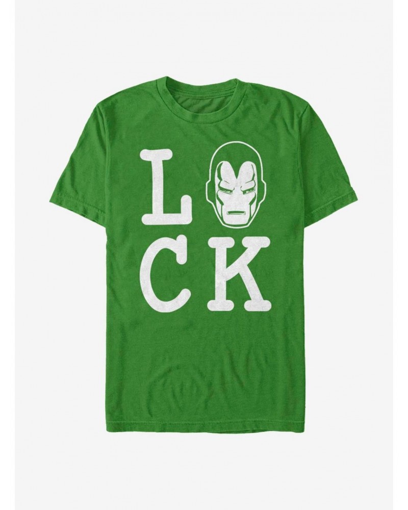 Marvel Iron Man Iron Luck T-Shirt $7.27 T-Shirts