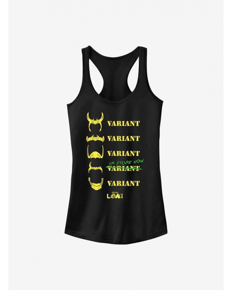 Marvel Loki I'm Sylvie Now Girls Tank $6.97 Tanks