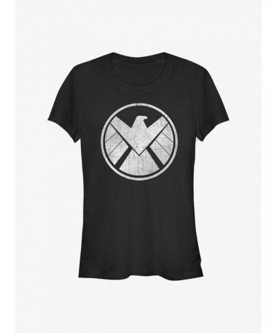 Marvel Avengers Distressed Shield Girls T-Shirt $6.37 T-Shirts