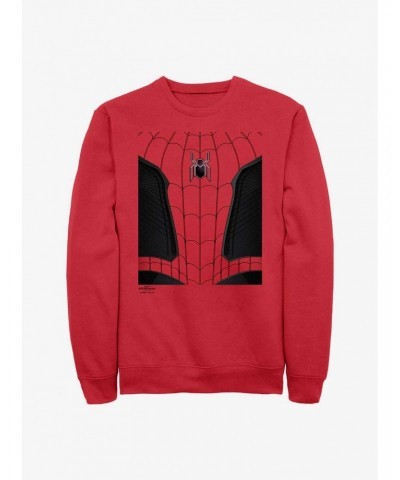 Marvel Spider-Man: No Way Home Spider Suit Crew Sweatshirt $11.81 Sweatshirts